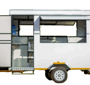 Single Axle Standard 3.4m Mobile KitchenTrailer