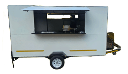 Single Axle Standard 4m Mobile Kitchen Trailer